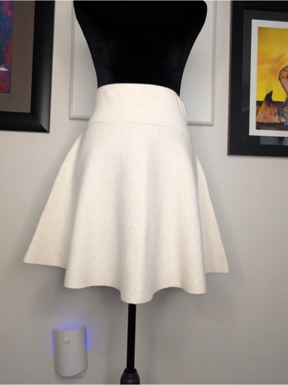 a new day Cream Circle Skirt